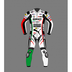 Ducati Corse Panther Bike Racing Motorbike Leather Suit 2021